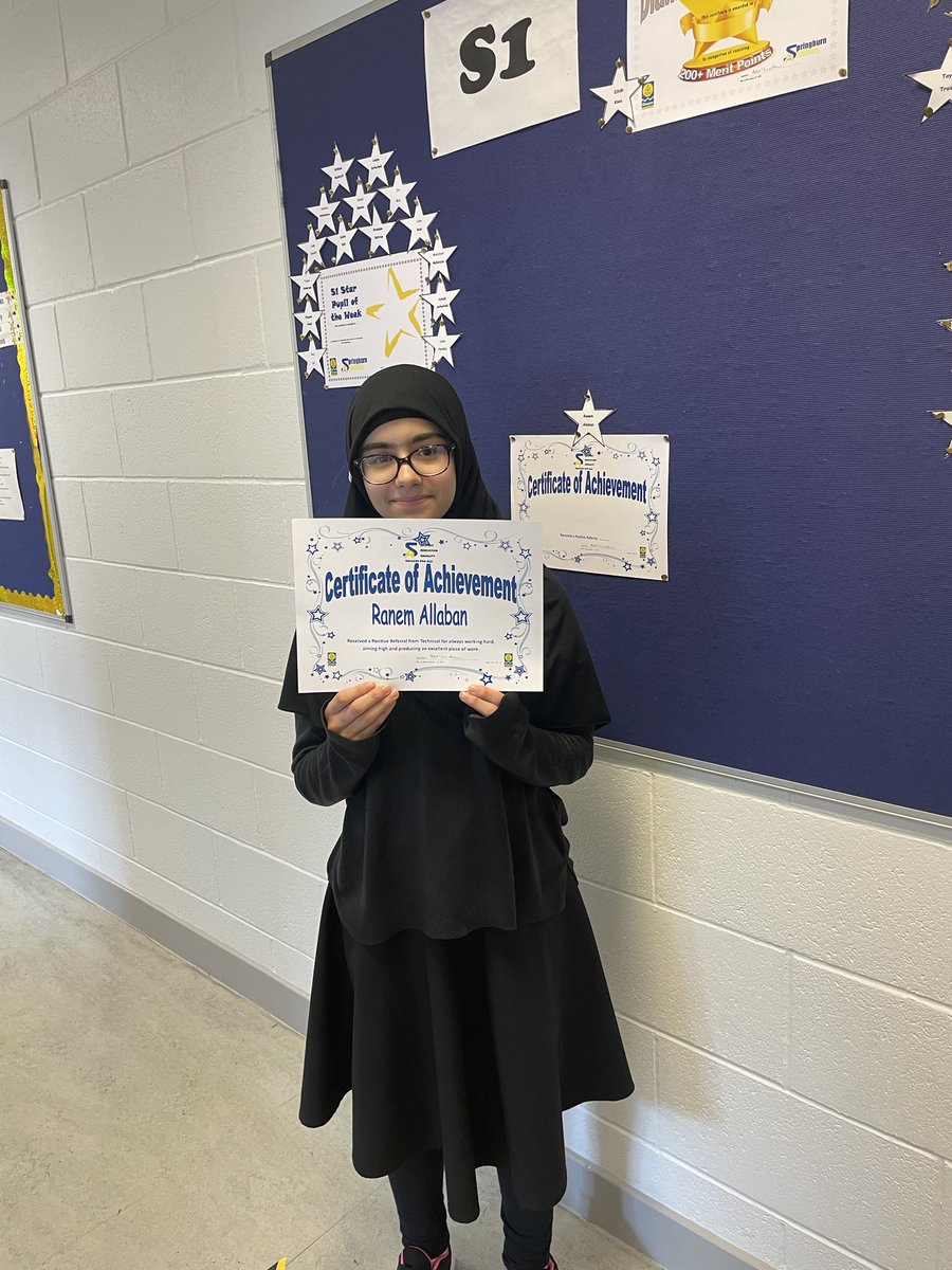 P7Transition's tweet image. Well done to Leigha and Ranem who received certificates from Art and Technical respectively. Keep up the great work 👏 @ht_springburn @springburnacad @Springburn_Tech @CreativeArtsSA