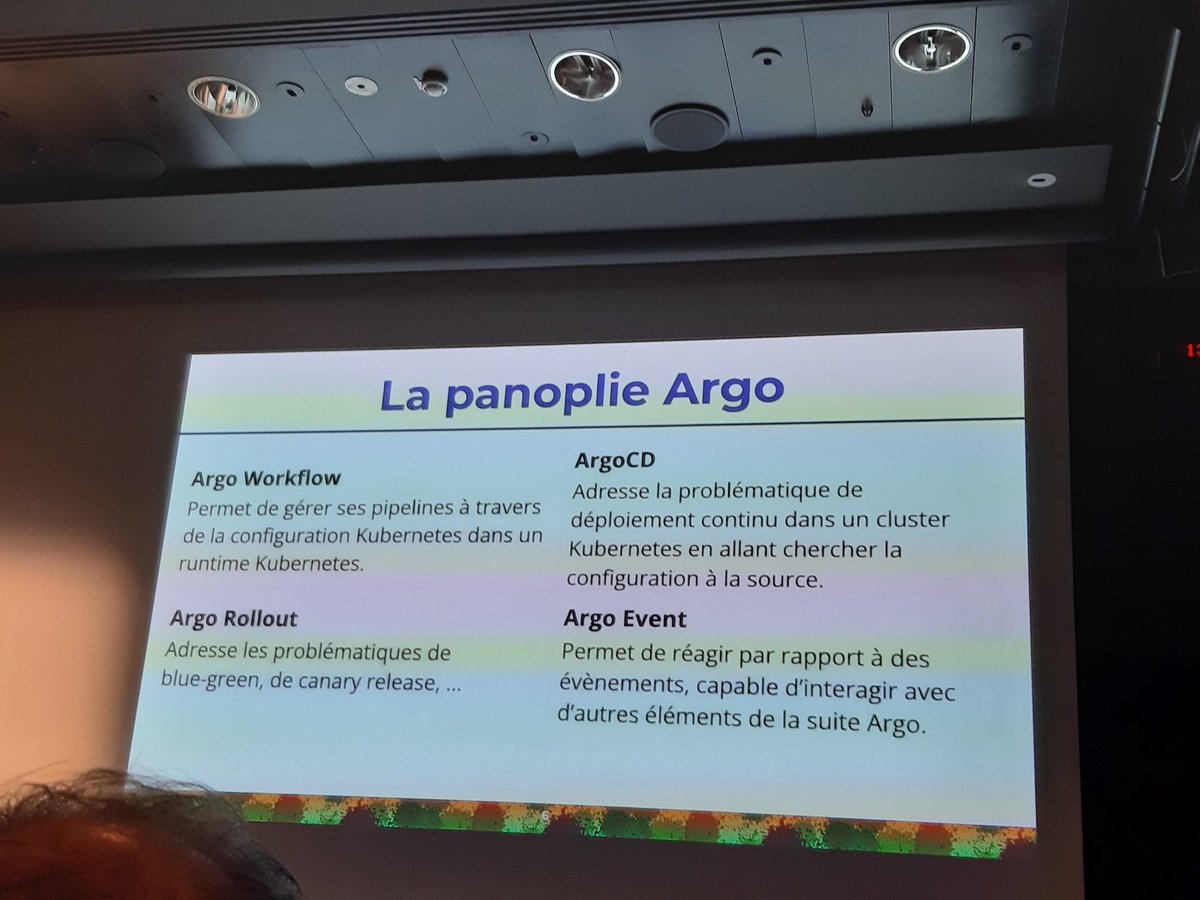 gbloquel's tweet photo. Construire et déployer son app avec argo ds #k8s 

#devoxxFr @linkvalue https://t.co/PeLwFThGJS
