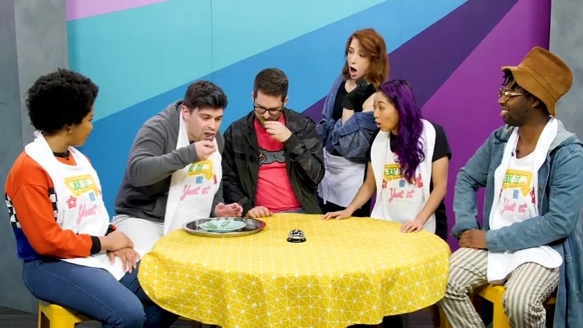 SmoshRewind's tweet photo. Today on @smosh: Apr 21, 2020

Smosh Pit upload "Eat It Or Yeet It #13 Vegan Taste Test". Eat It Or Yeet It is back and we're gonna find out if vegan food can actually be good! https://t.co/CgEd3Qmy72
