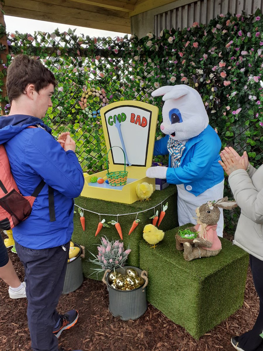 StCatherinesSCA's tweet photo. The young men in Fairwinds went out last week for an #Easter egg hunt at Clissmann Horse Caravans &amp; Glamping. All of us had a fabulous time on a great day out! 🐰🥚 
#EggHunt #Easter2022 https://t.co/OM9QyyxqRr