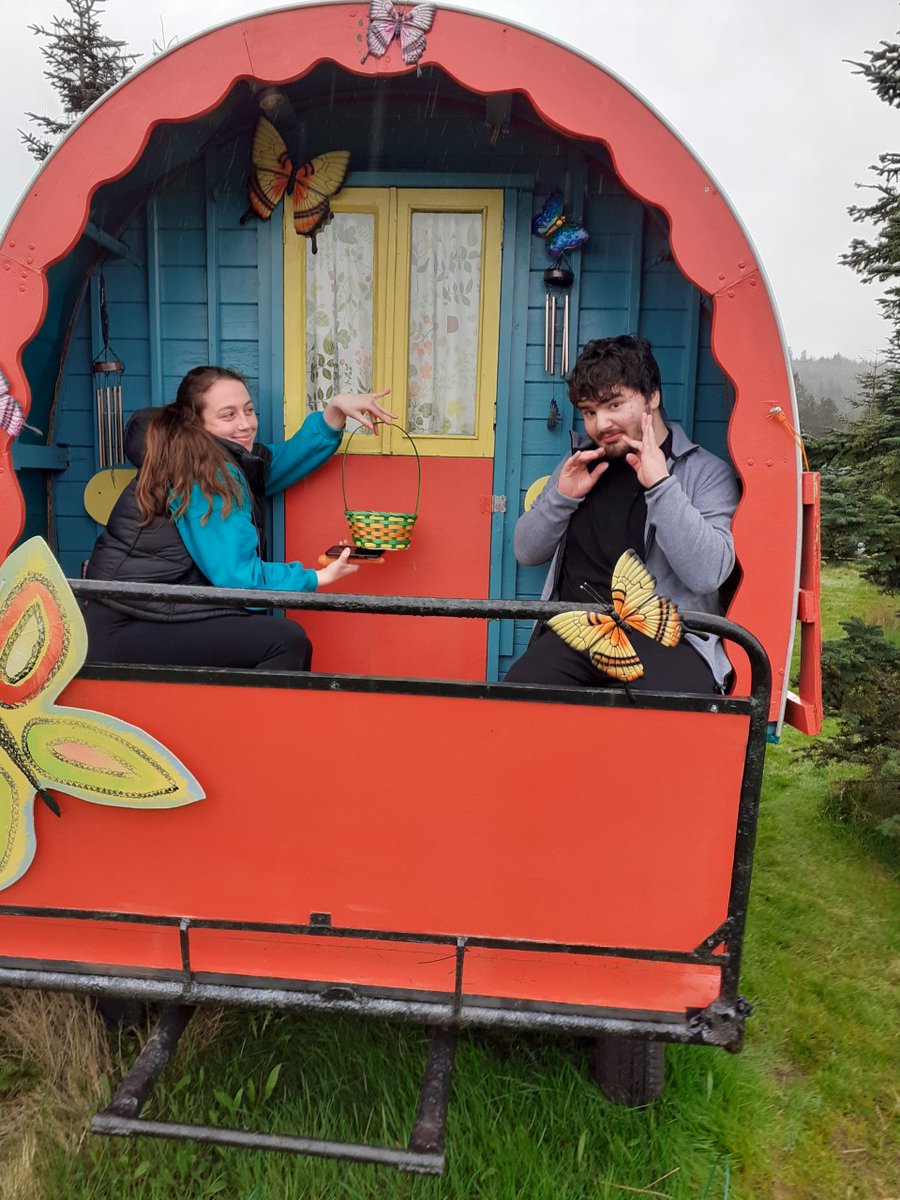 StCatherinesSCA's tweet photo. The young men in Fairwinds went out last week for an #Easter egg hunt at Clissmann Horse Caravans &amp; Glamping. All of us had a fabulous time on a great day out! 🐰🥚 
#EggHunt #Easter2022 https://t.co/OM9QyyxqRr