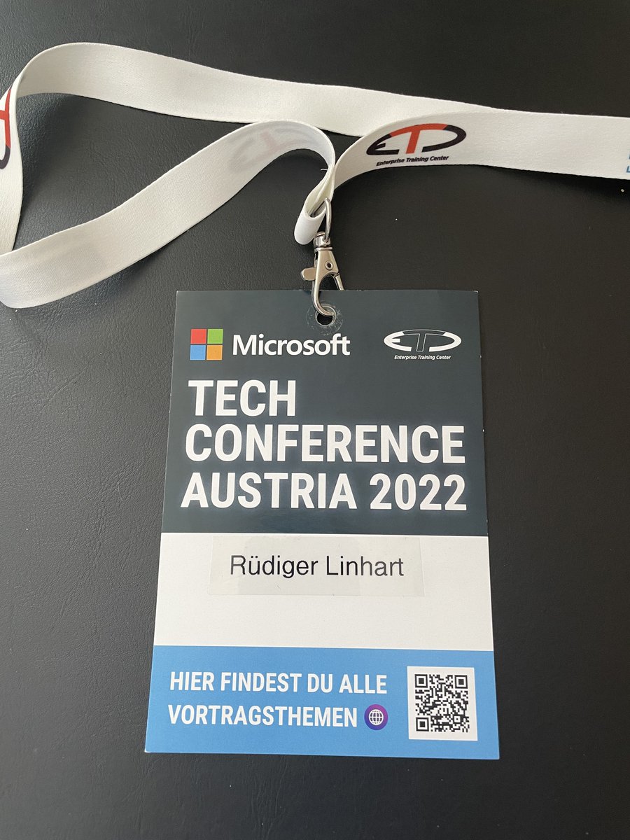 rlinhart's tweet photo. Auf meine Initiative hin konnte die @UBIT_Wien Freikarten zur Tech Conference Austria 2022 verlosen, was von unseren Mitgliedern super angenommen wurde - ich selbst hab gestern auch vorbeigeschaut und bin von der tollen Veranstaltung begeistert.
#alldata https://t.co/HmeTW2SWtt
