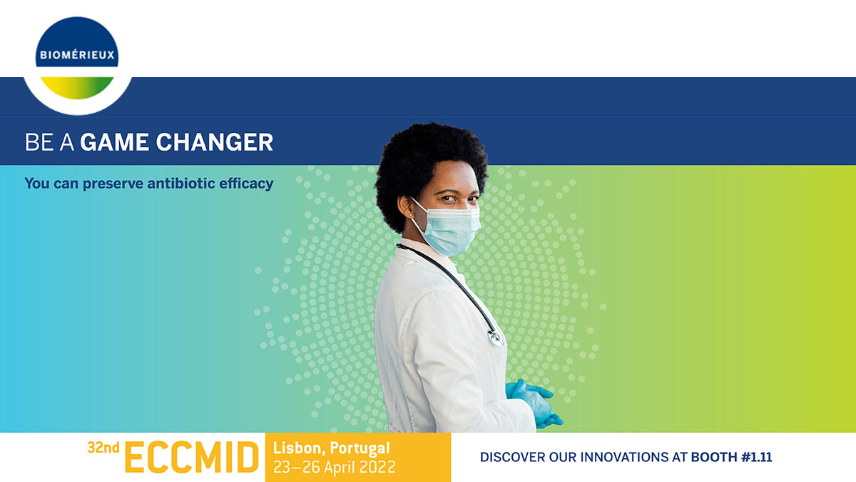 biomerieux's tweet photo. Get the latest on top diagnostics issues like:

#AMS, #Sepsis, #RespiratoryTractInfections, #Tuberculosis, #FastID, Optimized Workflow Analytics &amp; Decision Support 🦠

Join us at #ECCMID2022 in Lisbon!

📅 April 23-26, Booth 1.11!  

👉 https://t.co/X4sffGLRxh

#BeAGameChanger https://t.co/N3QvFdvsws