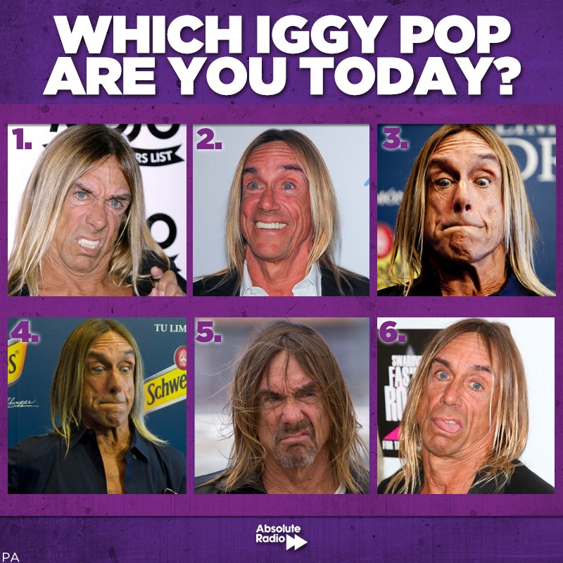 Happy birthday Iggy Pop... 
