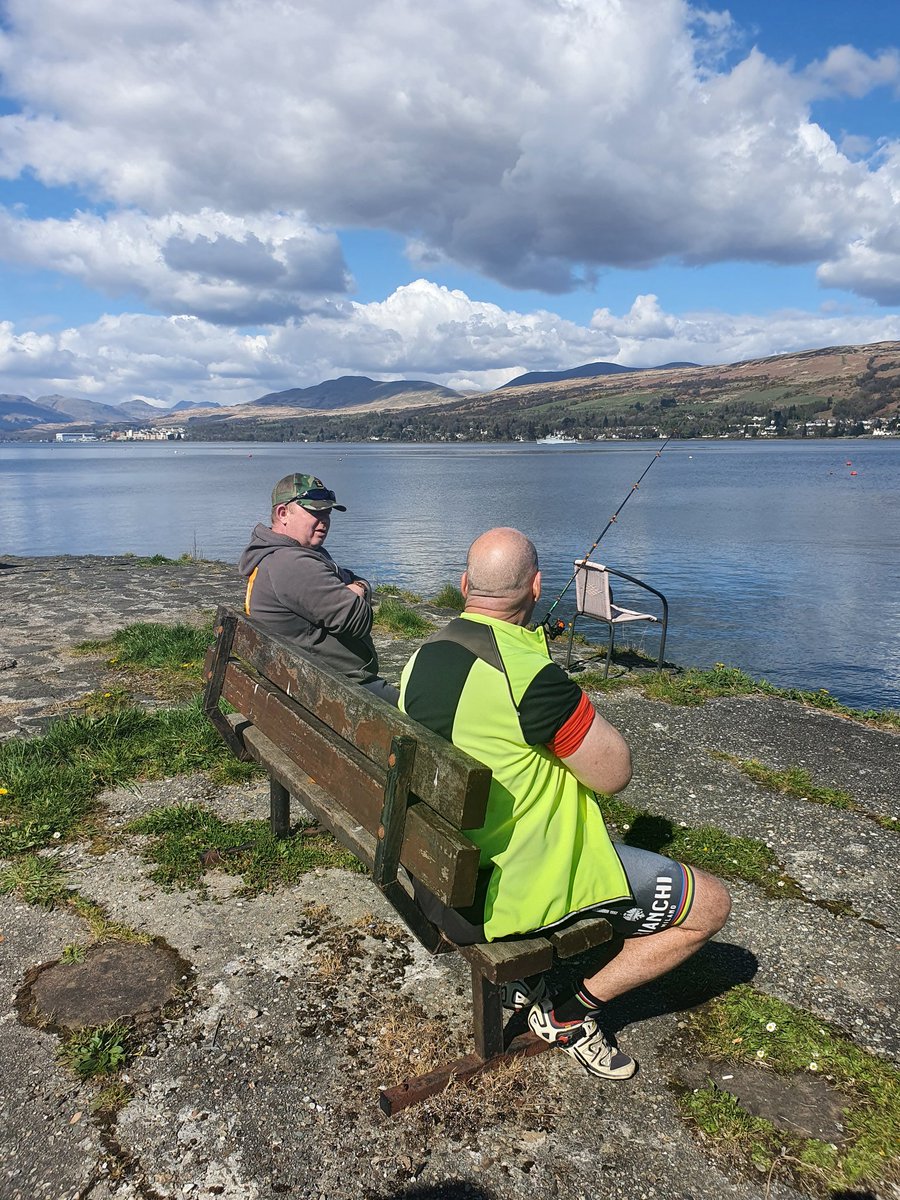 StreetConesCIC's tweet photo. Good meeting this morning with Katrina @BothyJeans @ENABLEScotland discussing Postive Lines, facilitating members of our community to access fishing for their mental wellbeing, connecting with others, sharing practical tasks foraging for bait enjoying the fresh air #positivelines https://t.co/rApdpL8MUA