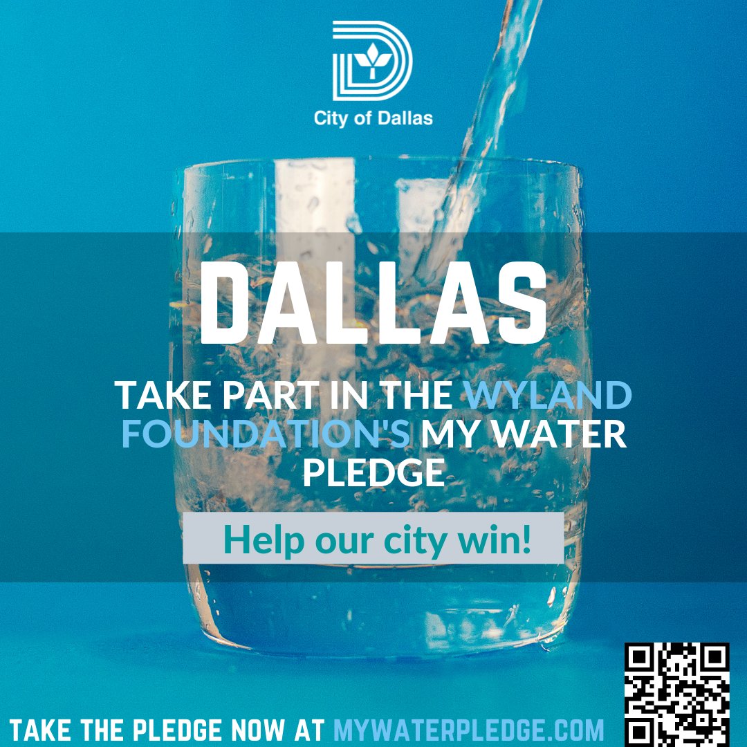 Pledge now, pledge every day to celebrate Earth Day! #savewater #earthday #pledge #wylandfoundation #greendallas #cityofdallas