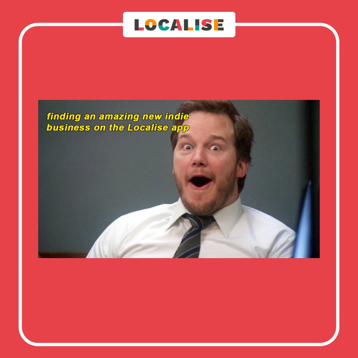 Localiseapp's tweet image. POV: Us finding new indie businesses on the @Localiseapp app! 😀

Tag all the businesses you'd like to see on the @Localiseapp app and download the app now! Available for iOS from the App Store and the link in our bio.

#SpringIntoLocal #ShopLocal