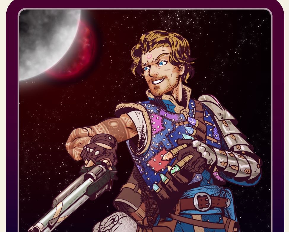EvanFlance's tweet photo. I just wanted to shoutout @leonardo_cino for being an awesome artist. I commissioned a piece for my home game as we just started @CriticalRole Call of the Netherdeep a few weeks ago. 

Leo was super responsive and really helped bring to life my OC Eramis my Artillerist artificer. https://t.co/Vb2G9DK8ez