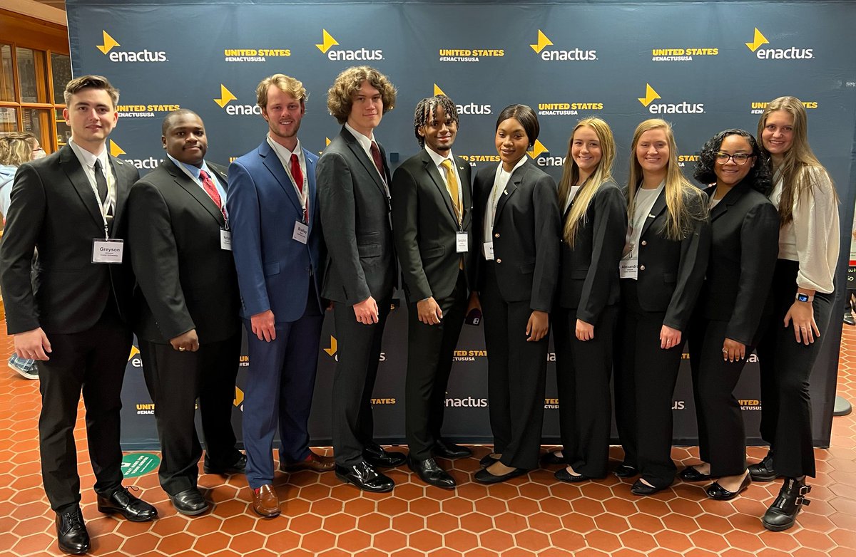 Day 1️⃣ of Nationals! Let’s go🐍 You can watch them here: lnkd.in/gMbpeAF8! Our team presents at 9am Enactus