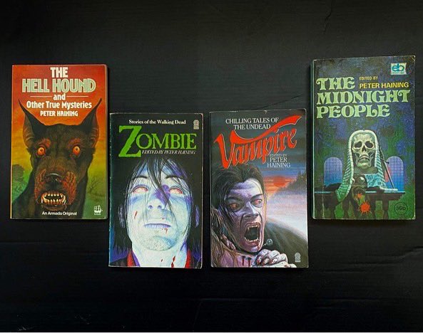Alldatalostbook's tweet photo. Classic Horror collections edited by Peter Haining💀

https://t.co/NWpdxrgrrA

#horrorbookseller #bibliophile #horroraddict #horrorbookstagram #vintagehorrorbooks #vintagepaperbacks #paperbackhorror #peterhaining #horrorfiction #horrorbooks  #scaryreads #horrorbookstore https://t.co/o7L4j1ATRI