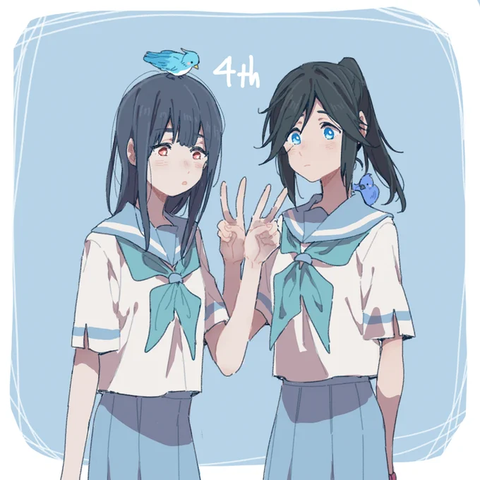 リズと青い鳥4周年ッ🐦🐡 
