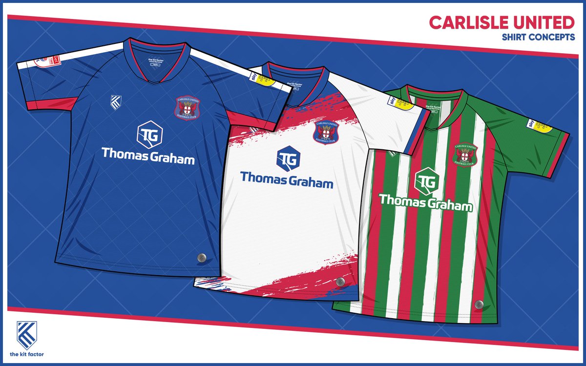 VOTE NOW!

84 clubs have fallen so just 8 remain in #thekitfactorcup 

Which side will have the best set of concept kits from all 92 league clubs?

Match 2 is <a href="/CTFCofficial/">Cheltenham Town</a> v <a href="/officialcufc/">Carlisle United</a> 

The Semi Finals await! 

#kit #shirt #concept #cheltenham #carlisle #ctfc #cufc