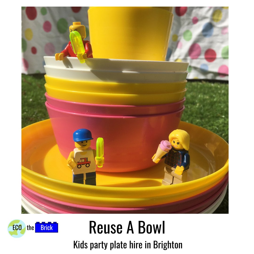 This month's #ecothebrick is highlighting business who are all about saving the environment.

So check out <a href="/reuseabowl/">reuseabowlbrighton</a> who are based here in Brighton, and hire out kids party plates so you don't have to buy single use stuff or expensive recyclable stuff.