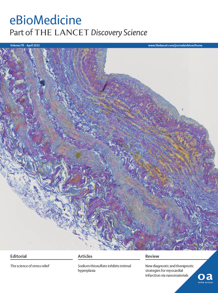 eBioMedicine's tweet photo. Our NEW issue is now online! Stay tuned for some highlights. 
Register for content alerts https://t.co/PgQbd2OXjq 

#SARSCoV2 #alzheimers #praderwilli #hydrocephalus #intimal_hyperplasia #pancreatitis among other exciting research all #openaccess

Access: https://t.co/SeEu2hfwdT https://t.co/wvMii7nFuF