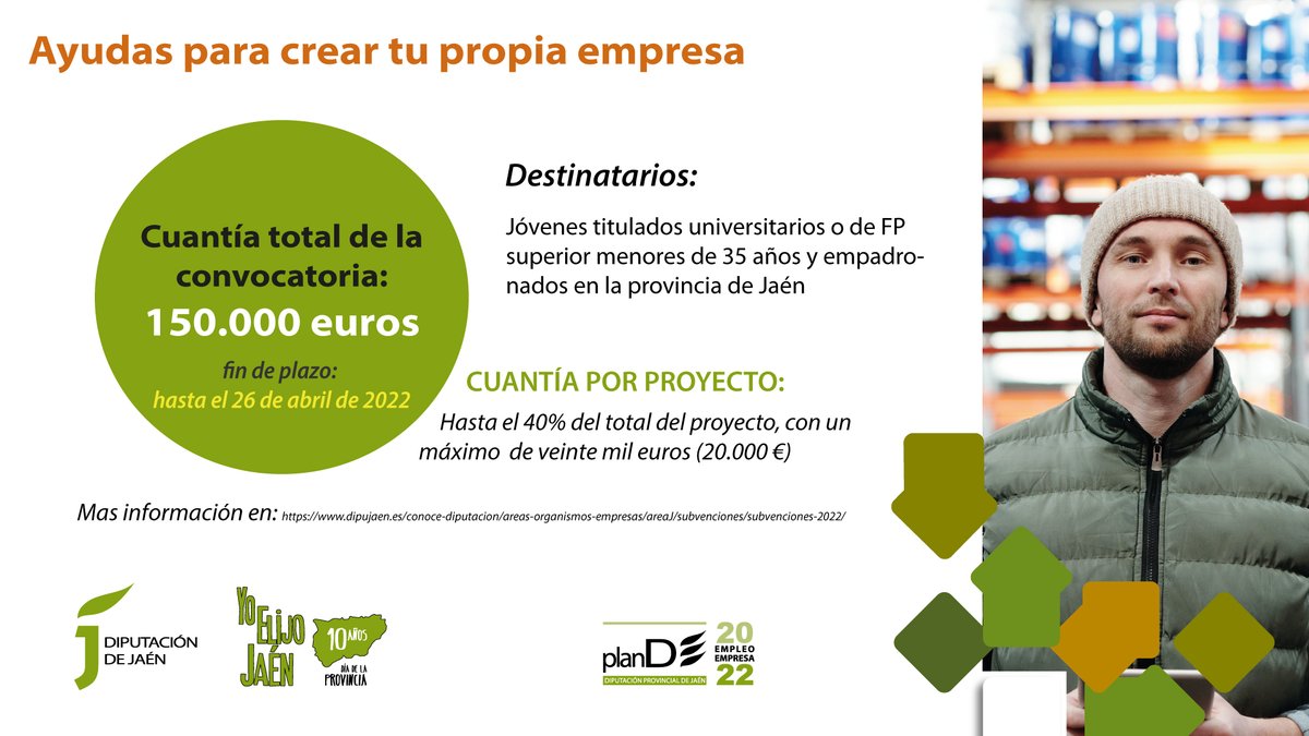 CGArjonilla's tweet photo. Necesita que te echen una mano para montar tu empresa? @dipujaen te echa un cable #ayudas #Guadalinfo
Mírate ésto👇
 https://t.co/S0dL4rjDzO https://t.co/lTtYfGuZTa