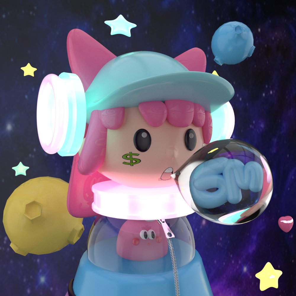 JoyceChristy16's tweet photo. @LonelyPopNFT #LonelyPopMHAE 
This is another character I created.
I had a wonderful time chatting with ppl in the LonelyPop community today and used it as inspiration to create this cute greeting character.
Come say it with me: GM!

DC ID: Milkshaky#9601 https://t.co/nc9BJxtBkx