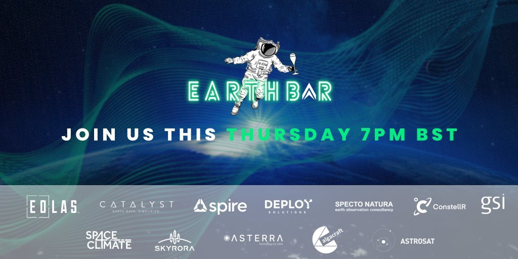London_Lady's tweet photo. TODAY at 7pm BST the #SpaceBar networking event transforms into #EarthBar with talks on #spacedebris, #spaceenvironmentalism & making #space more #sustainable.
Tickets still available for FREE: https://t.co/6KUzmGrxYt
#Environment #Sustainability #EarthDay2022 https://t.co/aRZurIyMap