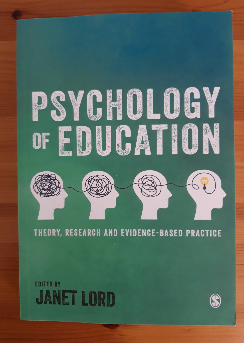 Really happy to have contributed to this much-needed new Psychology of Education book <a href="/DrJanetLord/">Prof Janet Lord</a>. I co-wrote the chapter on Social and Emotional Development with the lovely Steph Ainsworth. Really grateful to all <a href="/ESRI_mmu/">ESRI</a> for the opportunity @KatePahl