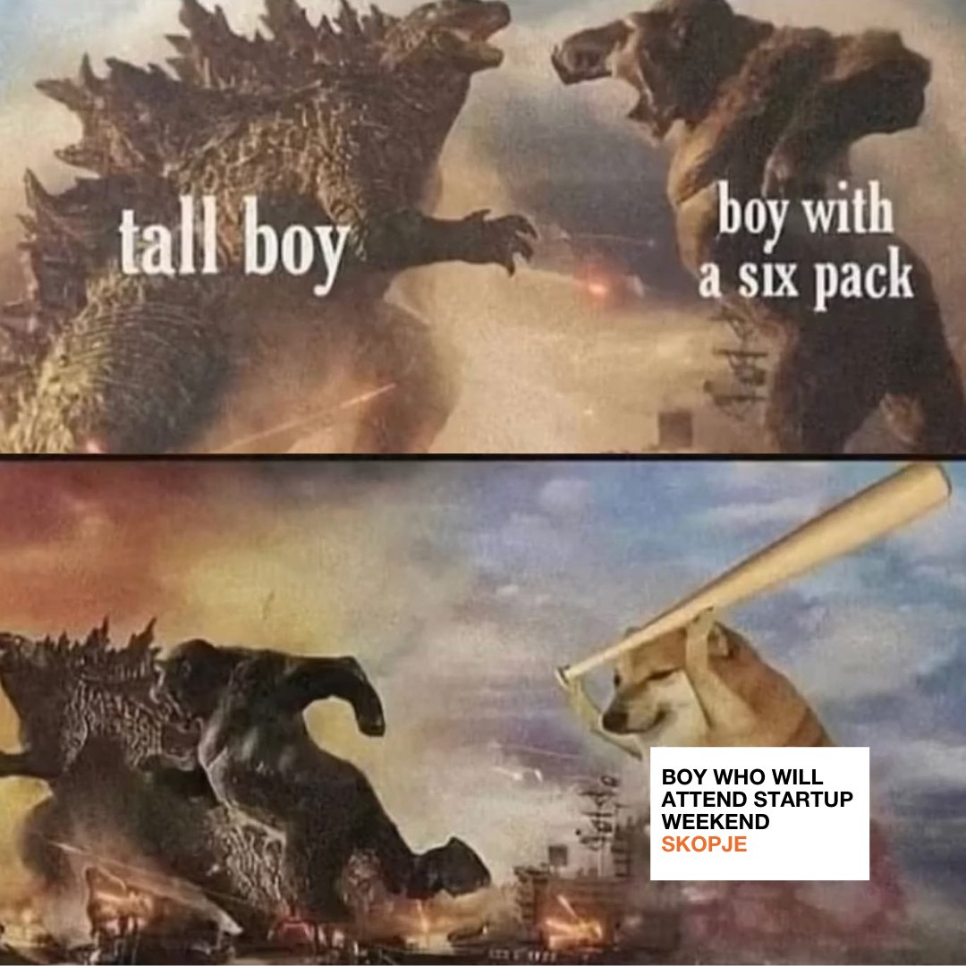 A па да не праиме муабет за дечко што ќе и купи карта за Startup Weekend Skopje..

Не му ја мисли, купи карта дур има.
🎟️event.techstars.com/event/zNIdkREV…