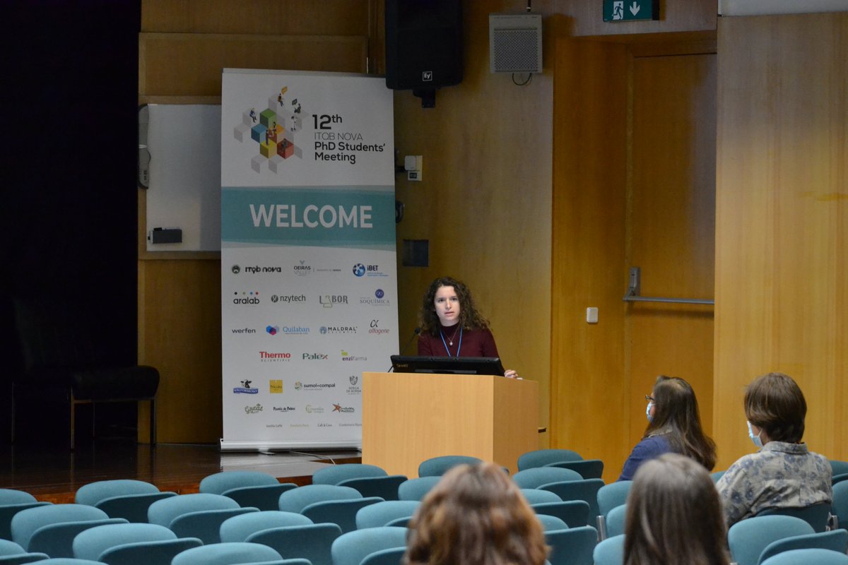 itqbnova's tweet photo. The 2️⃣nd day of the #12thphdstudentsmeeting is 🔛

The morning started with the #FundamentalsofLife talks 🧬📣

🗣️ Carla Simões Henriques
"A specialized genetic architecture for social learning in #Drosophila melanogaster" https://t.co/TPbat3bXmw