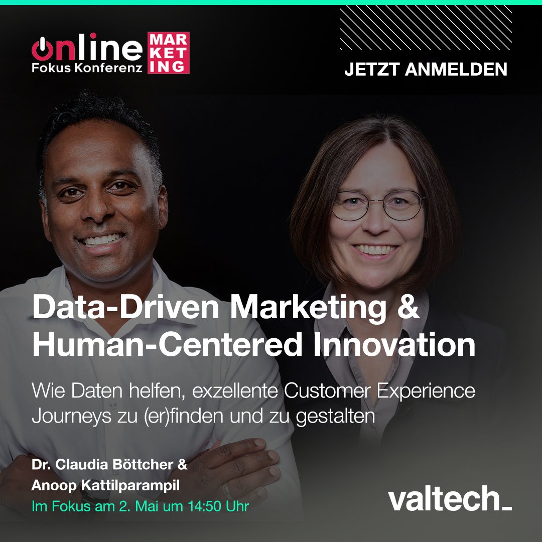 Wir können wirklich erfolgreiche #CustomerExperience #Strategien entwickelt werden? Wir liefern das Framework.👉🏻Jetzt für unseren kostenlosen #Vortrag bei der 'Online Fokus Konferenz Marketing' von @B2Binsidercom anmelden!
