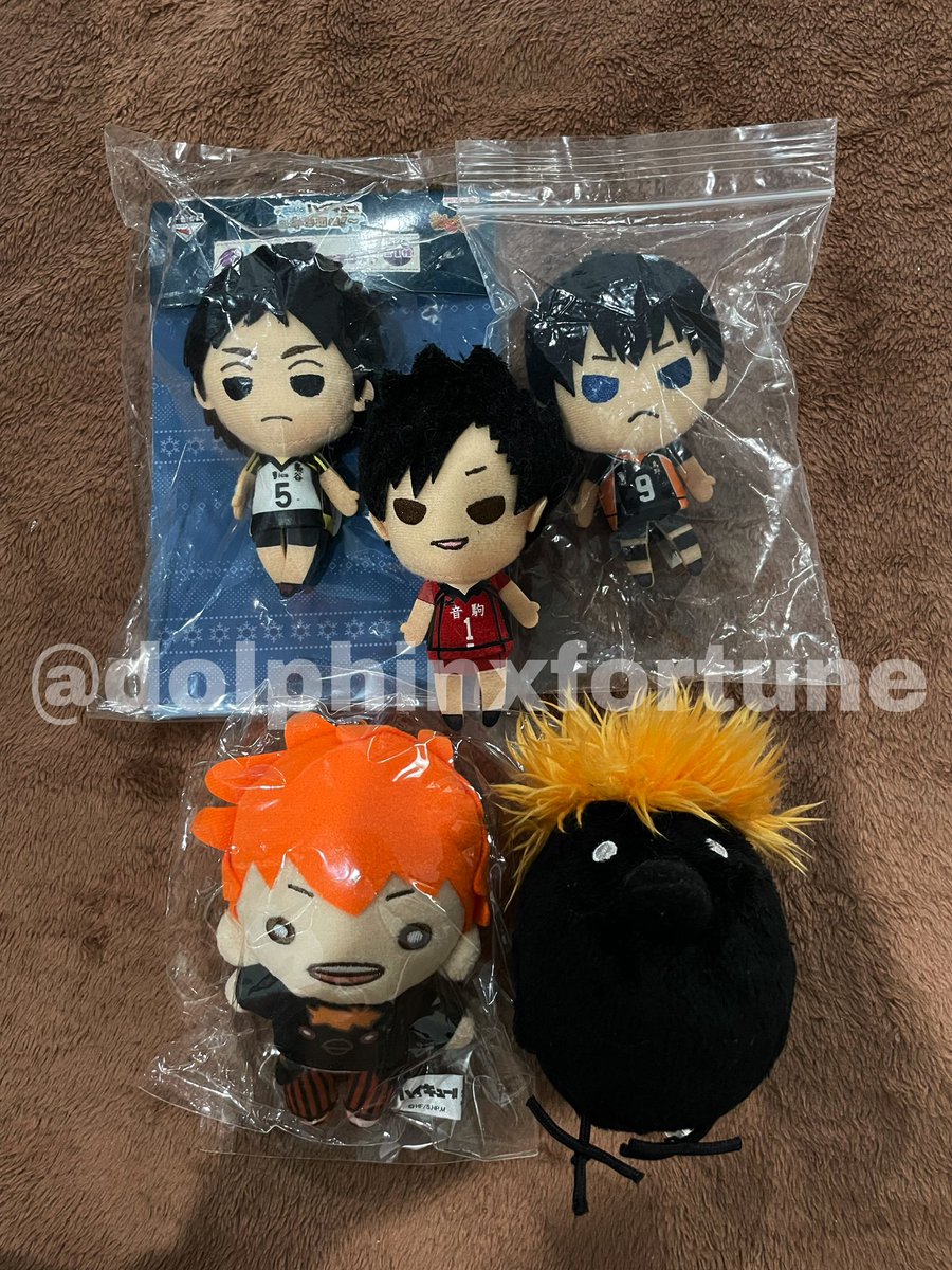 kw : ฮิ อาคา คุโรโอะ เงะ ท้บ คาเงยามะ โทบิโอะ 

- นิโตตันฮินาตะ : 450
- ตุ๊กตากาฮินาตะ : 150
- ตุ๊กตานิ้วอาคาอาชิคุโระโท้บ : ตัวละ 250 
ราคารวมส่งหมดแล้วทุกชิ้นนะคะ ! 💖

#ตลาดนัดไฮคิว #ตลาดนัดhaikyuu #ตลาดนัดHQ