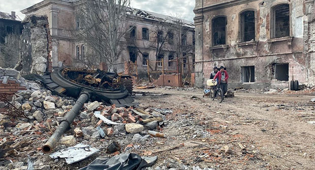 Мариуполь: оживший Сталинград. А как еще было освобождать? По-другому не придумали. Дмитрий Стешин
politik.su/archives/63003