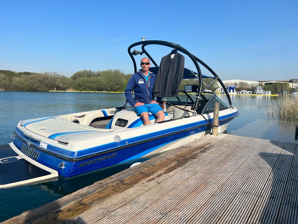 Today is a landmark day. After 25 years in the retail hospitality technology sector, Gordon has hung up his suit to take up his new role as our General Manager, bringing a wealth of knowledge from the corporate world to Action Watersports. 
Here's to many "Happy Days" at the lake