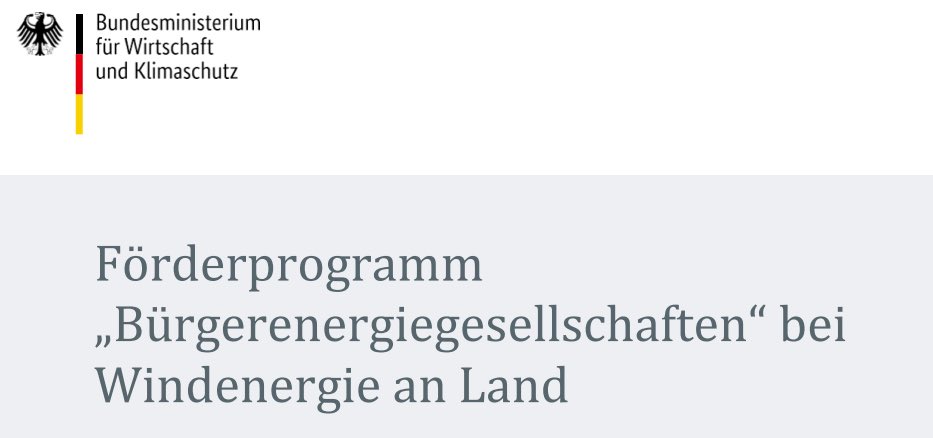 Rückenwind für die Bürgerenergie! Wir legen ein neues Förderprogramm auf, damit Bürgerenergiegesellschaften bei Wind an Land öfter zum Zuge kommen. So landen die Gewinne aus den Erneuerbaren dezentral bei vielen statt in den Taschen weniger. bmwk.de/Redaktion/DE/D…