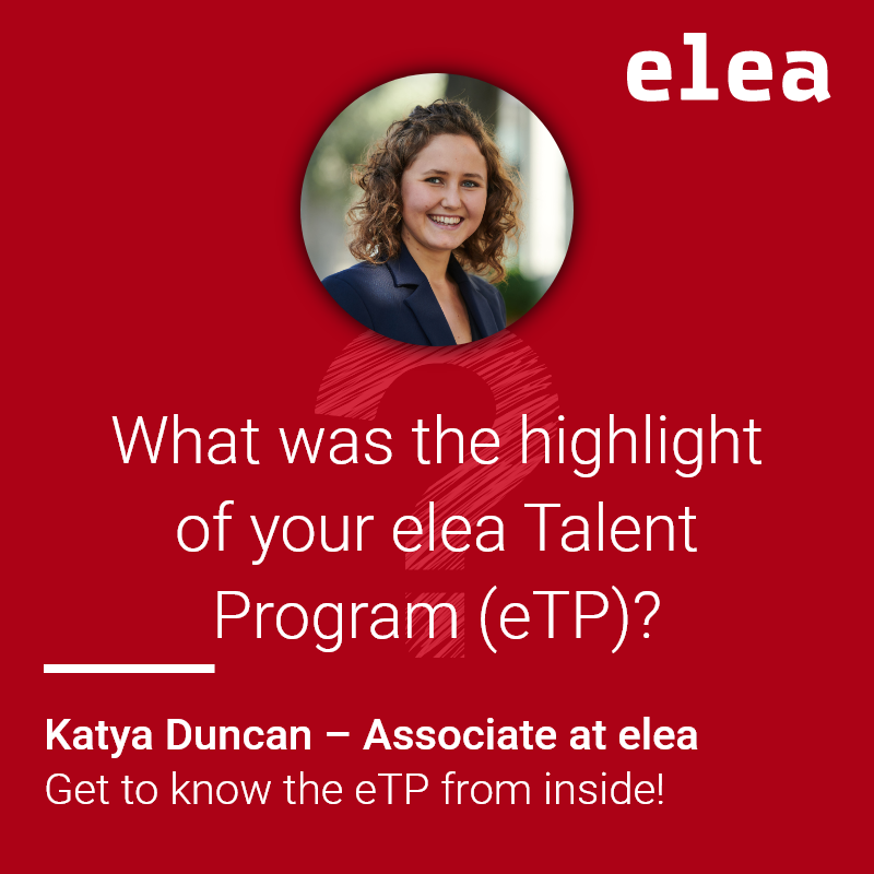 eleaFoundation's tweet image. “Working with so many inspiring people on a multitude of projects, I quickly and visibly built up my own personal skillset”. Our Associate Katya Duncan shared insights from her experience with the #eleaTalentProgram. 

More here: ow.ly/ExXp50IOFpj
#impactinvesting #careers