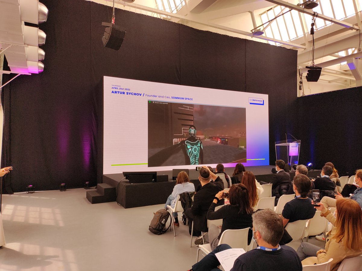 Artur Sychov is speaking live at #OnMetaverse22 from <a href="/SomniumSpace/">Somnium Space</a> !!

#VirtualReality #VirtualWorlds