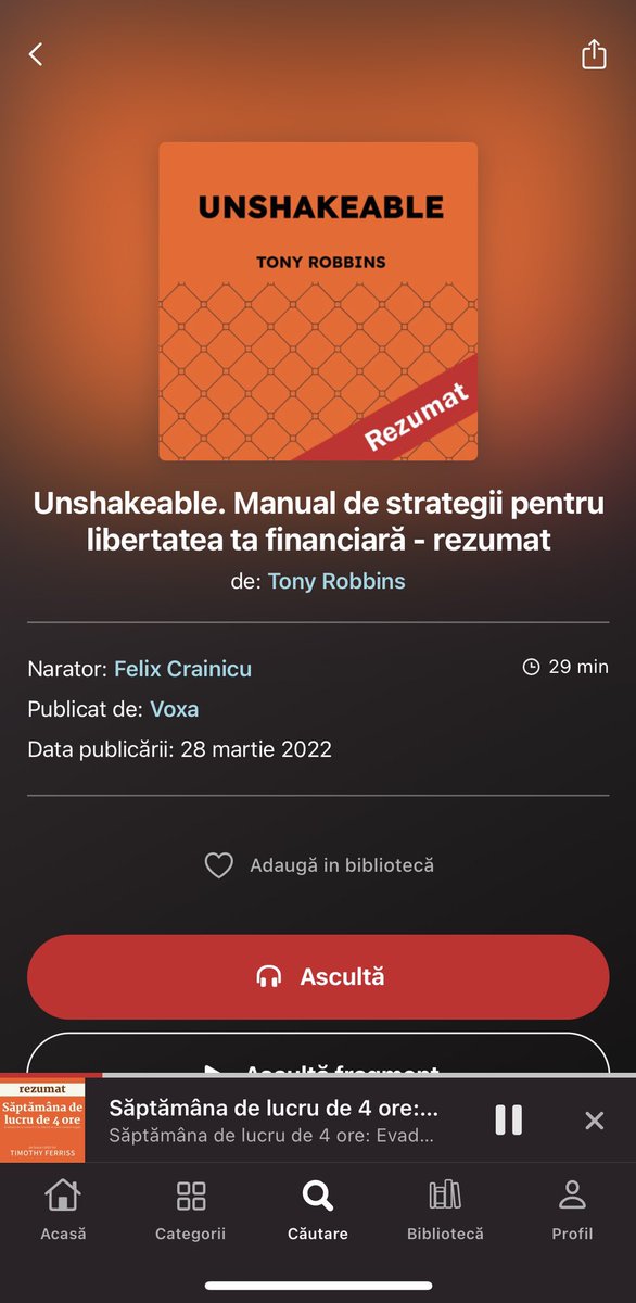 DianaStoicescu5's tweet photo. Pentru cei care se luptă cu lipsa de timp ca și mine⌛️
Există un start-up app românesc #Voxa de streaming #ebooks și #audiobooks în română. Ascult o carte în 6 ore. Rezumate în 30 minute.
Parcă altfel vopsesc și ouăle azi cu Tony Robins pe fundal.
#timescarcity #personalgrowth https://t.co/nmwtx7lUuN