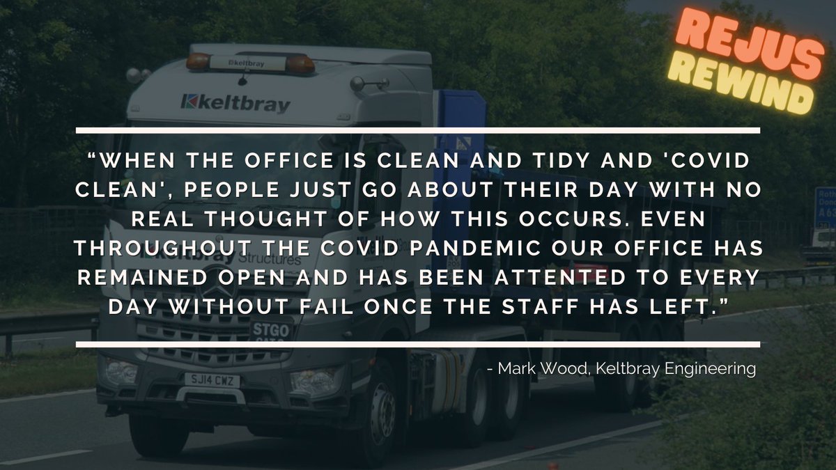 rejusltd's tweet photo. Every week we're going to be showcasing some of our favourite comments we've received from clients. Thanks to Keltbray for their kind words.

#FacilitiesManagement #Repairs #sme #b2b #Maintenance #Construction #Contractors #CleaningService #Disinfections #Engineering https://t.co/gV7xW9Zx2Z