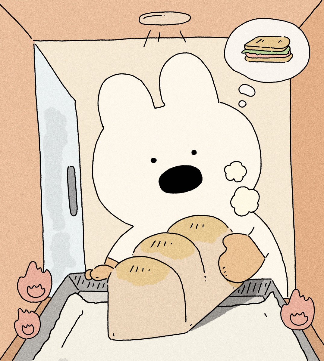 chii2__chii2's tweet photo. 따끈따끈 오븐속 🍞🥪 https://t.co/wwjUVrwWCl