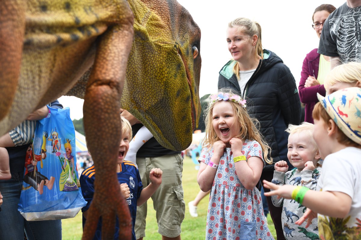 coolasleicester's tweet photo. Dino Kingdom is coming to Leicester! Fresh from roaming around London, the animatronic dinosaurs are coming to Abbey Park.

Dino trail, egg hunting, excavation, live music, food &amp; drink, mini golf, fairground. Perfect family day out!

📅 27 May-12 June

➡️ https://t.co/FHcfBumD8w https://t.co/bZHPuNT1oi