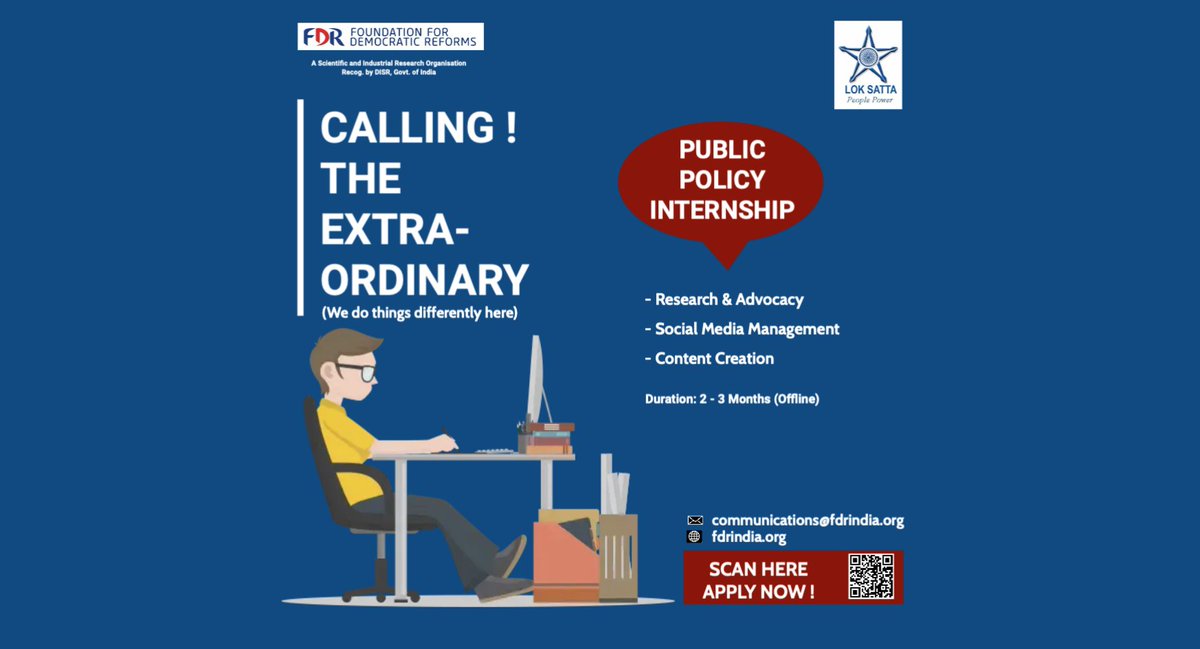 FDR_INDIA's tweet photo. Apply here: https://t.co/zcF4XykOZA

#publicpolicy #internship https://t.co/IvvrEDeqvA