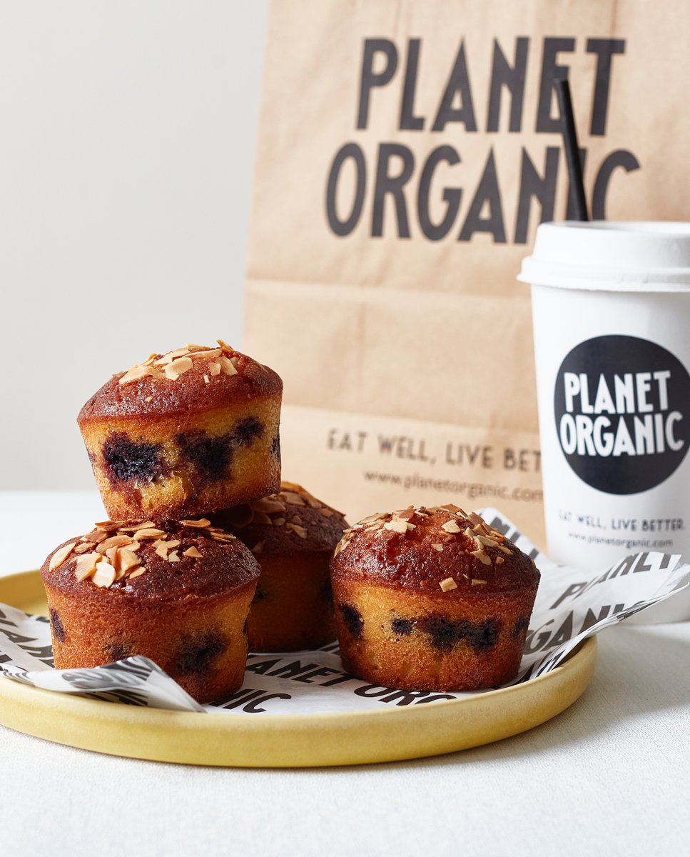 Delicious Polenta Lemon Blueberry muffin anyone? 💚😁
We have a whole new range of baked goods at our Food to Go counter. Come and visit us today for a much deserved treat. 

#Bakedgoods #Muffins