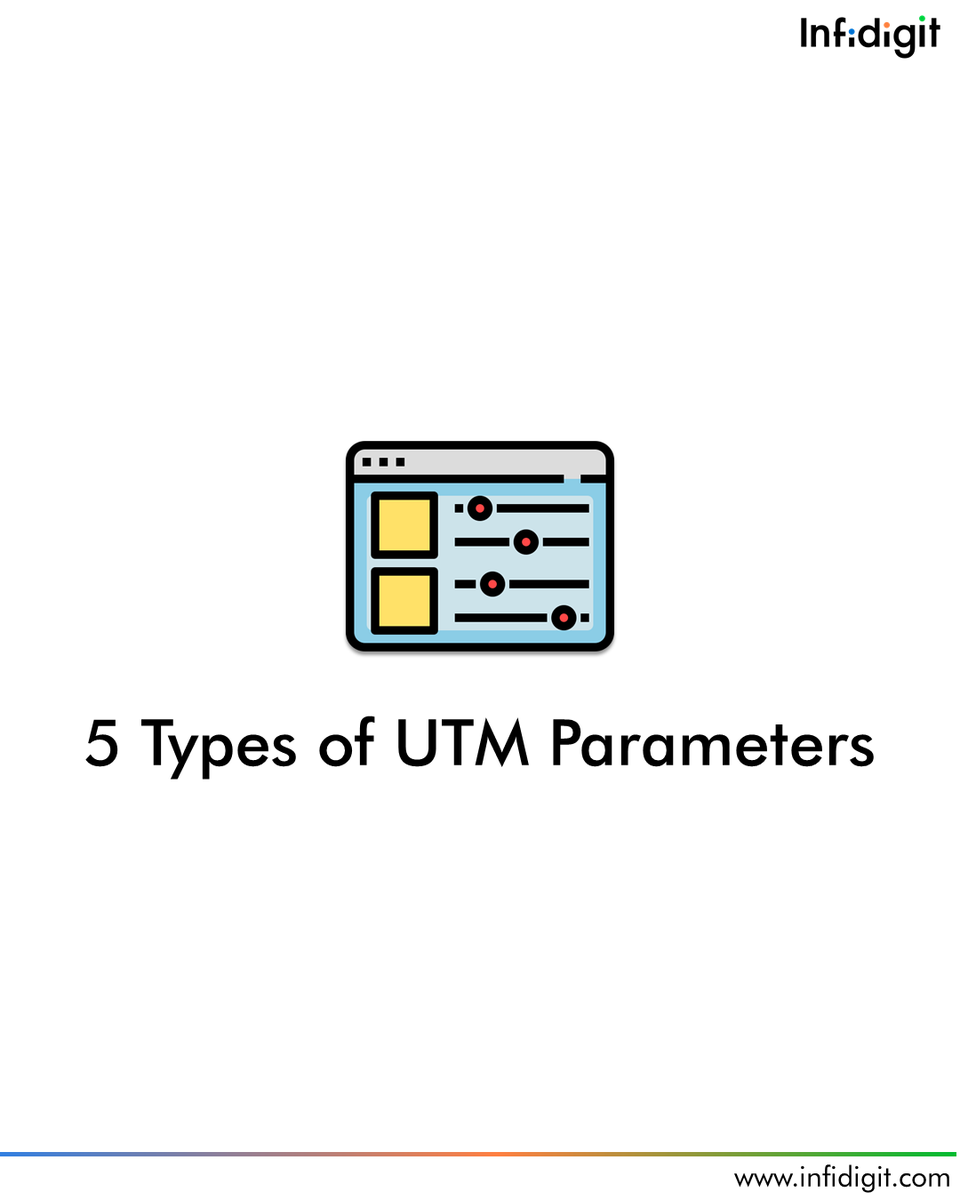 Infidigit's tweet photo. UTM parameters contain information about the purpose and placement of the link, which makes it very convenient to track any clicks coming from them across various platforms.
Learn about the five types of UTM parameters: https://t.co/JMEaHOrZWz
#Infidigit #UTMParameters https://t.co/5g7pLTQqS0