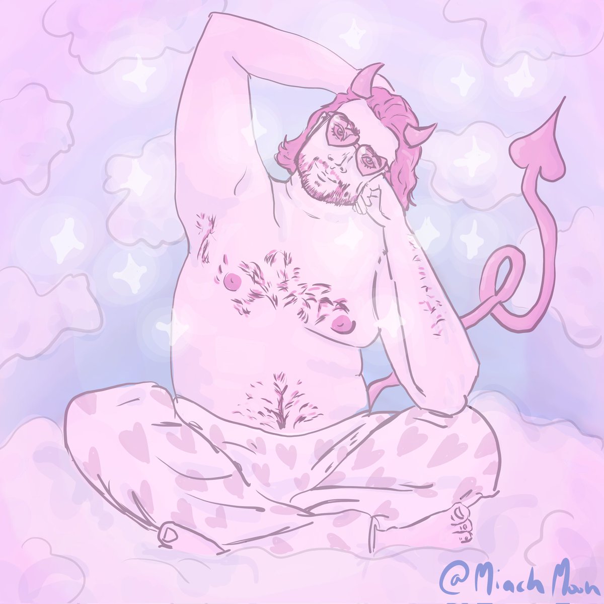 Sweet demon
#art #digitalart #pastel #bodypositivity #himbo