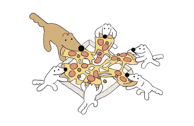 チーズ争奪戦🍕🍕🍕 