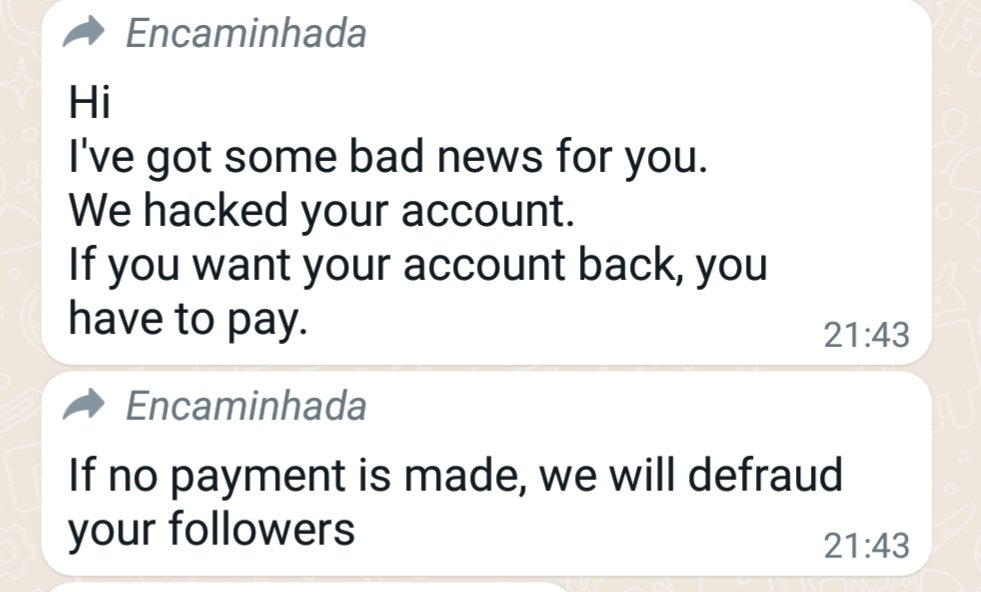 feiradasminas's tweet image. O @instagram é a pior rede social em relação ao usuário, PIOR suporte do mundo... invadiram nossa conta por falta de segurança deles ao fazer a verificação. Ao entrarmos em contato dizem que não podem fazer nada pq a conta foi desativada (?) o ÚNICO MEIO de suporte em caso de +