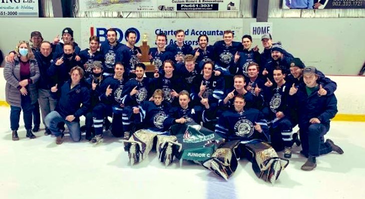 Congratulations to the Pownal Tri County Insulfoam IceDogs on winning the Title last night! Amazing season will continue next weekend at the Atlantics in East Hants, NS 

Shoutout to <a href="/SherwoodMetros/">Sherwood Metros Jr C</a> on a great season and playoff run as well 

👌👌