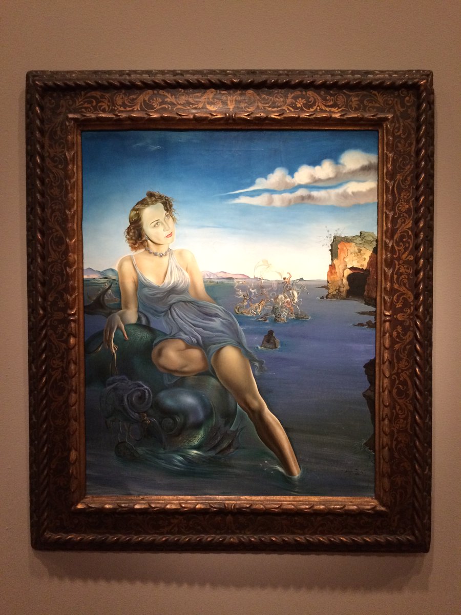 Here is one of #SalvadorDali's famous quote: "Every morning upon awakening, I experience a supreme pleasure: that of being Salvador Dalí, and I ask myself, wonderstruck, what prodigious thing will he do today, this Salvador Dalí."

'Portrait of Dorothy Spreckels Munn'