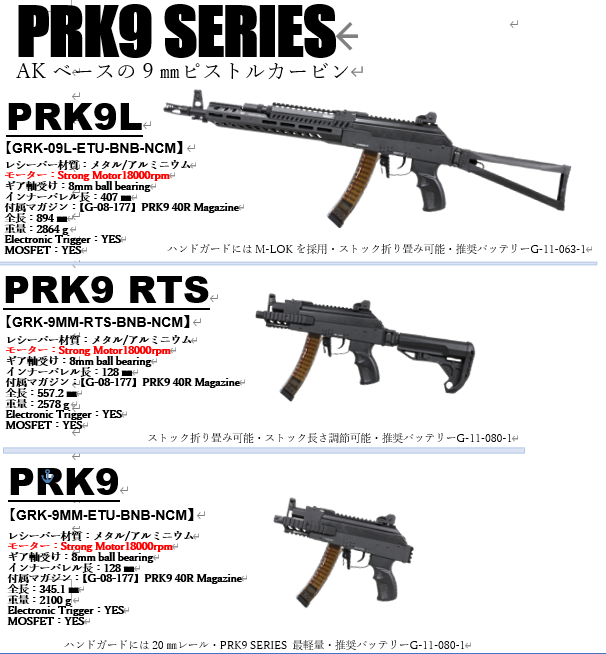 ms_flw's tweet photo. フェローズ名古屋店です!
G&G PRK9シリーズ各種在庫御座います!
対応オプションパーツも御座います!
通販サイトからもご購入頂けます!
https://t.co/wYOOE0vGs2
#フェローズ #サバゲー #電動ガン #PRK9 https://t.co/maOiXGj95i