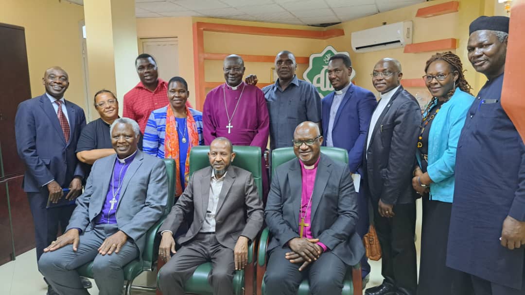 AaccCeta's tweet photo. Joint @Oikoumene - @AaccCeta - @fecclaha Ecumenical solidarity visit with churches, government and people of Sudan. The delegation met with church leaders and the minister of religion in Sudan. https://t.co/TjB09Qu7jt