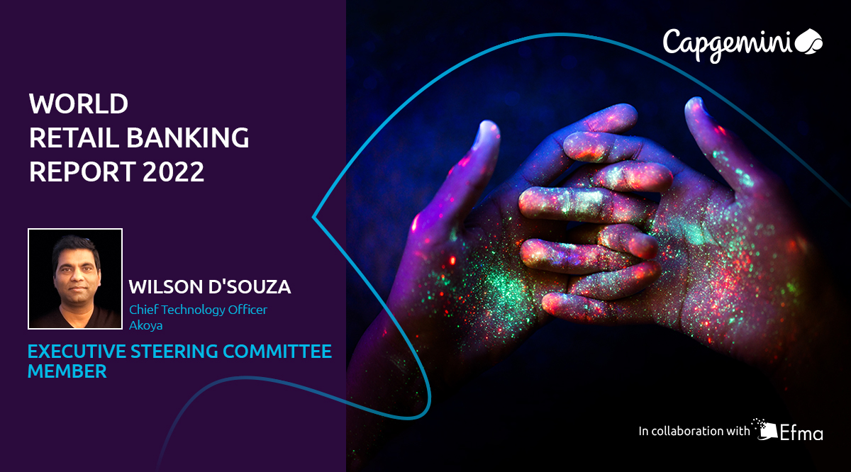 Congrats to <a href="/Capgemini/">Capgemini</a> on the release of their World Retail Banking Report 2022! Great insight into the fast-moving, ever-changing world of #banking. Our CTO <a href="/wdzepper/">Wilson D'Souza</a> contributed his own thoughts &amp; experiences to the mix. Download the report here: worldretailbankingreport.com #WBR22