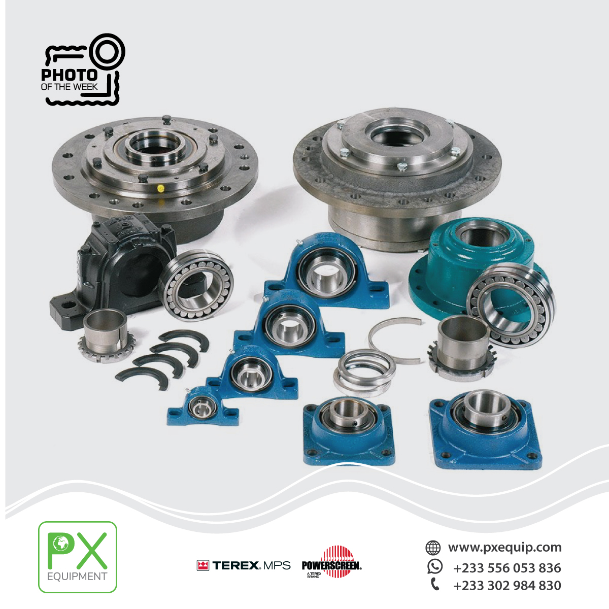 We understand how important it is for your equipment to operate at optimum capacity when operational, 

we therefore ensure that we are equally prepared for your phone call or e-mail if a part is required.

 #pxphotooftheweek #powerscreen #spareparts #crushing #aggregate #mining