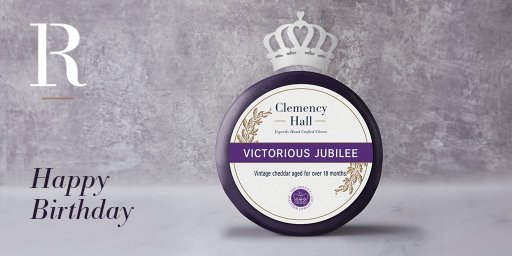 RowcliffeLtd's tweet photo. Wishing Her Majesty The Queen a very Happy 96th Birthday ๐
https://t.co/vYs8hM86p9
#cheese #foodie #birthday #celebrations #PlatinumJubilee #HM70 #HerMajesty #TheQueen #QueenElizabethII #Congratulations #RoyalFamily #victoriousjubilee #ClemencyHall https://t.co/3NiMKn5uQQ