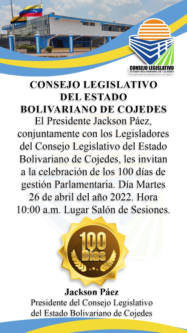 Consejo Legislativo Cojedes (@cleccojedes2022) on Twitter photo 