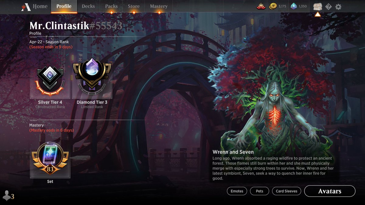 MrClintastik's tweet photo. Diamond3 #zendikarrising #quickdraft #diamond3 #PCGaming #MTGA https://t.co/LItVgw8NnX